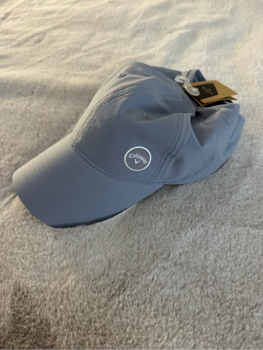 Callaway Light Gray Women’s Performance Golf Cap with Ponyflo